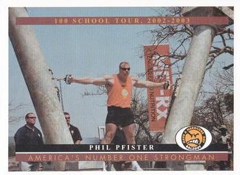 2002 Balzout Philip Pfister's 100 School Tour #16 Phil Pfister Front